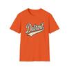 Detroit Baseball Shirt Vintage Retro Tee Motor City Sports Gift for Men