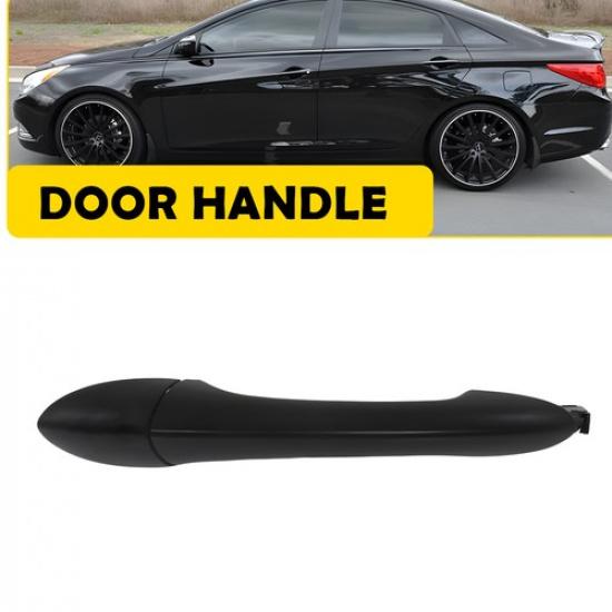 Rear Exterior Door Handle Black Leff/Right Side Fit Hyundai Sonata 2011-2015