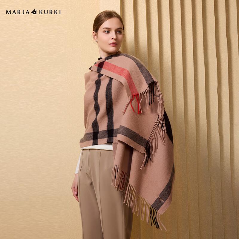 MARJA KURKI Women's 100% Wool Shawl Gift Set