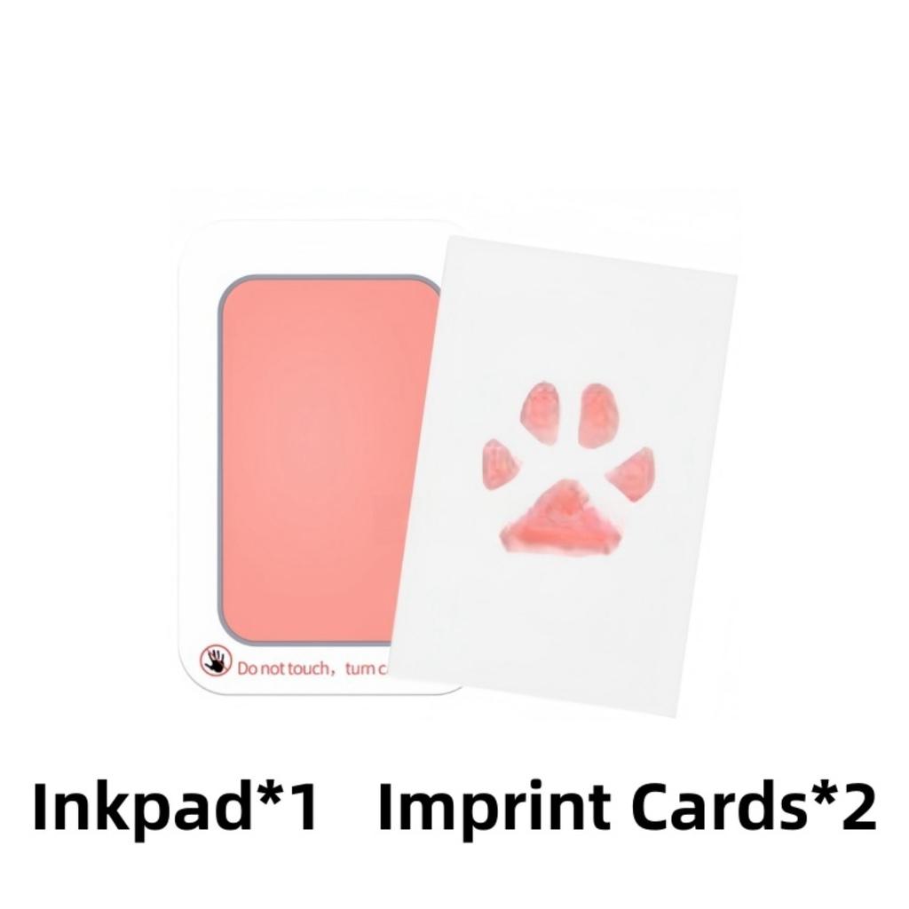 Baby Handprint and Footprint Kit Safe Non-Toxic Ink Pads Clean Inkless Touch Pet Paw Print Ink Kits with Baby Gift Baby Items