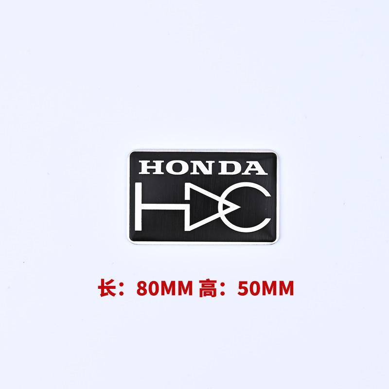 CPR1 Honda Aluminum Car Body Fender Trunk Decal Badge for Civic FIT Accord CRV CRZ CRX HRV Odyssey City B-Series D-Series H-Series Rs