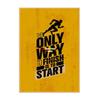 Industrial Style Motivational Gym Poster for Cafe, Bar, and Restaurant Decor