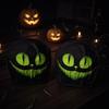 1 Pair Funny Vehicle Front Seat Cover auto Headrest Cover Soft Interior Decor Halloween car decorations for Sedans Trucks Auto