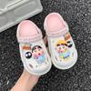 Summer Kids' Breathable Cartoon Closed-Toe Sandals - Cozy, Soft Sole Home & Outdoor Shoes for Women