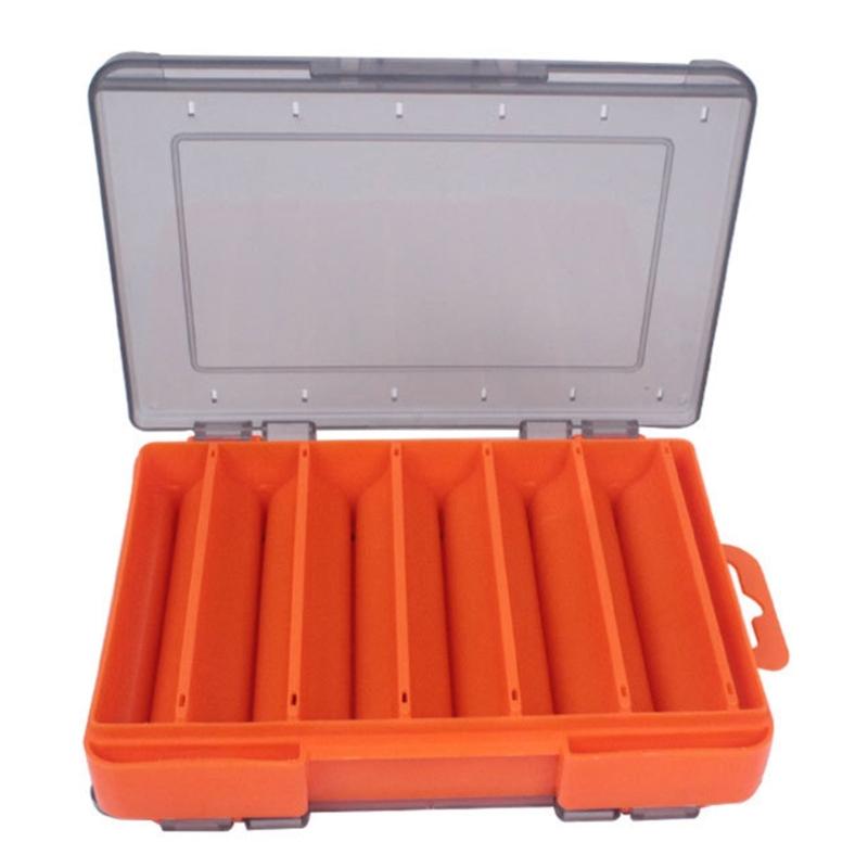Water Proof Double Side Accessory Tackle Tool Box Fishing Hook Storage Trags Organizers Box Clear Terminals Tackle Case