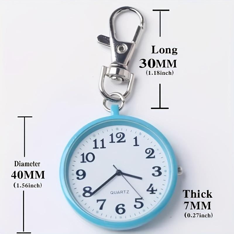 Mini Fashion Nurse Watch With Keychain Time Reminder Doctors Student Exam Quartz Watch Medical Vintage Watch Child Gift