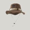 Fisherman Hat for Men, UV Protection Wide Brim Summer Hat, Outdoor Sun Hat with Adjustable Windproof Rope for Hiking Fishing Cycling Sunshade