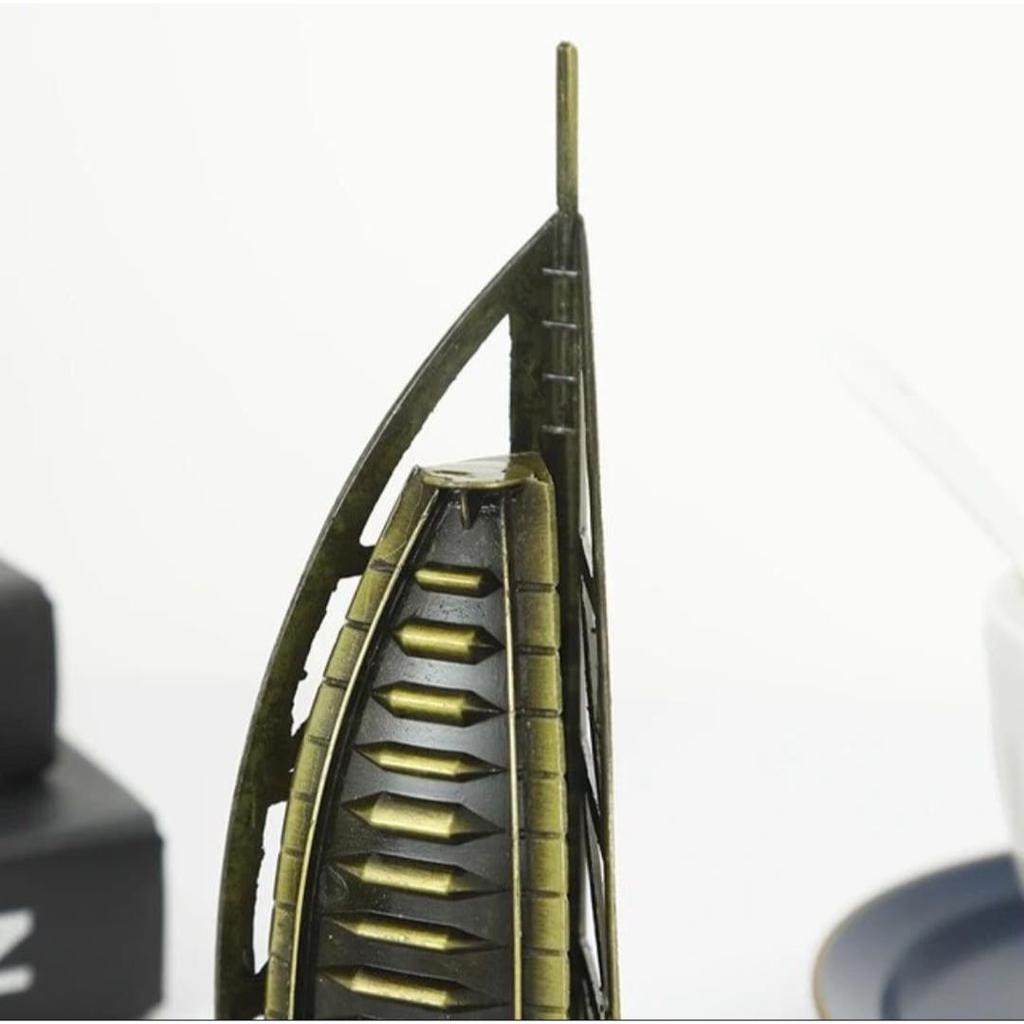 1 Set for Statue Study Office Desk Decor Showpiece Gift Decoration Accessories Items Decorative Showpeice for Home ((Burj Al Arab Hotel))