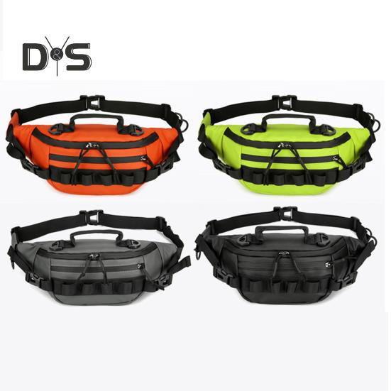 Rybářské potřeby Pasová taška Vodotěsná Oxford Cloth Velkokapacitní přenosné outdoorové rybářské příslušenství Organizér Fanny Pack Chest Sling Pouch