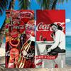 Retro Mode C-Coca-C-Cola Handtuch Schnelltrocknend Strandhandtücher Sind Geeignet Für Schwimmbäder Camping Yoga Und Das Fitnessstudio