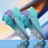 New seamless fly-woven high-top football shoes men's and women's spikes adult grass youth professional training shoes