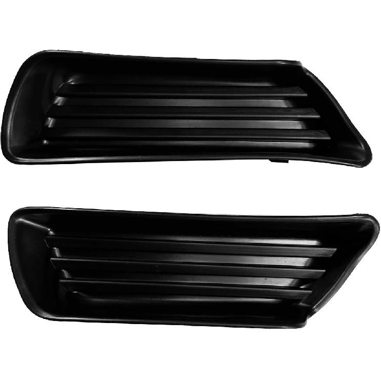 Pair Front Bumper Insert Fog Light Cover for 2007 2008-2009 Toyota Camry Left+Right Side TO2598103 TO2599103 Fog Lamp Trim Bezel Base Cover Cap
