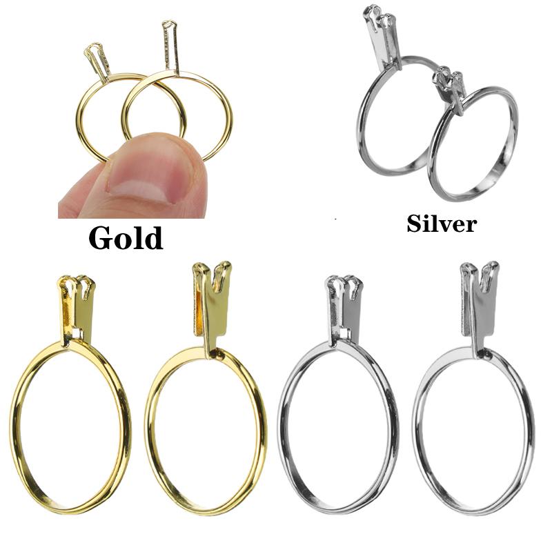 1/4pcs Rings Four-Claw Gemstone Claw Meson Holder Jewelry Tool Equipments Ring Stone Gemstone Holder Display
