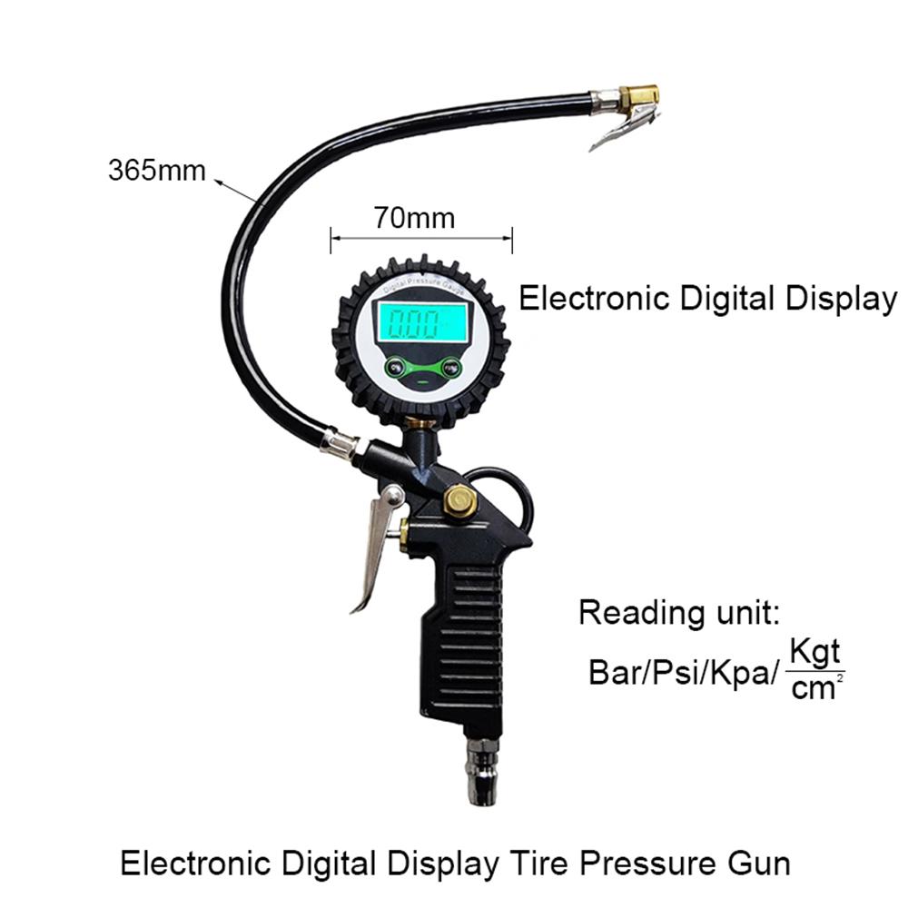 Car Tyre Pressure Gauge Motorbike Digital Air Auto Tire Meter Tester PSI BAR KPA