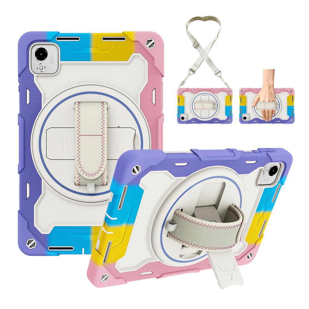 Rugged Case for Huawei Honor Pad 9 8 X9a X8a X8 Pro X9 V7 7 6 V6 MatePad 11.5 11 SE 10.4 10.1 C5e T 10 10S Rotating Stand Cover