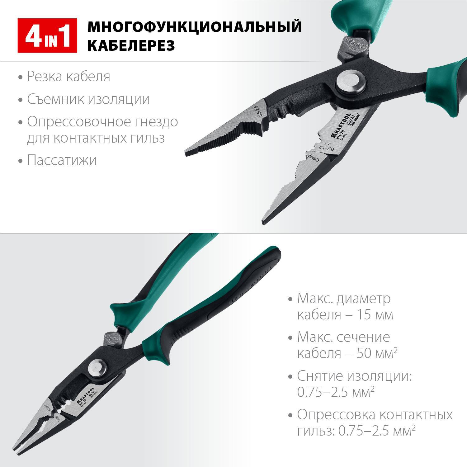 

Клещи Kraftool 23336-20
