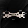 Shower Key Tool Multifunctional Angle Wrench Plumbing Tool Disassembly Tool Adjustable Bathroom Wrench for Shower Faucets