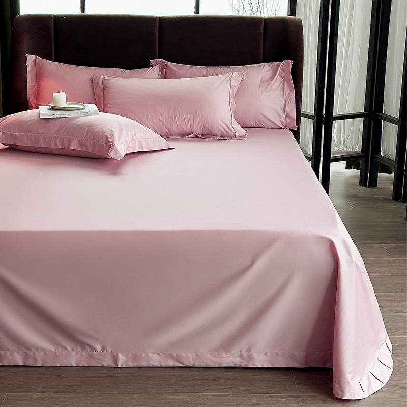 A-Class 50x50 Double-Strand Long-Staple Cotton Sateen Single Bed Sheet, Custom Sizes Available.