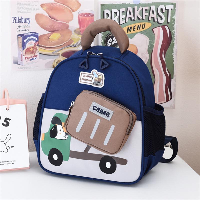 Rucksack für Kinder im koreanischen Cartoon-Stil, leicht, für Jungen und Mädchen - Modisch und rückenschonend für den Kindergarten