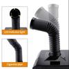 60W Soldering Iron Fume Extractor with LED Light  ESD Carbon Filter Sponge Smoking Instrument for Electronic Component Repair