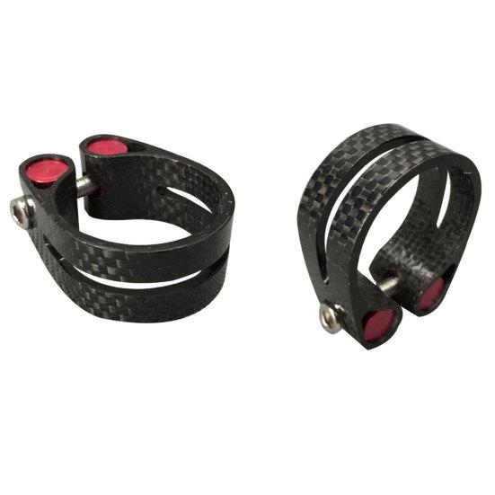 Fibra de Carbon 3K Șa Bicicletă Rutieră MTB Mountain Bike Clip Tijă Șa