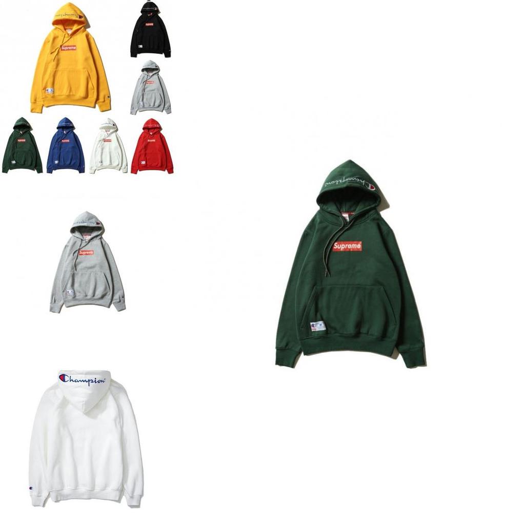 Moletom Novo Supreme Classic Box Logo Jumper Champion Moletom Bordado