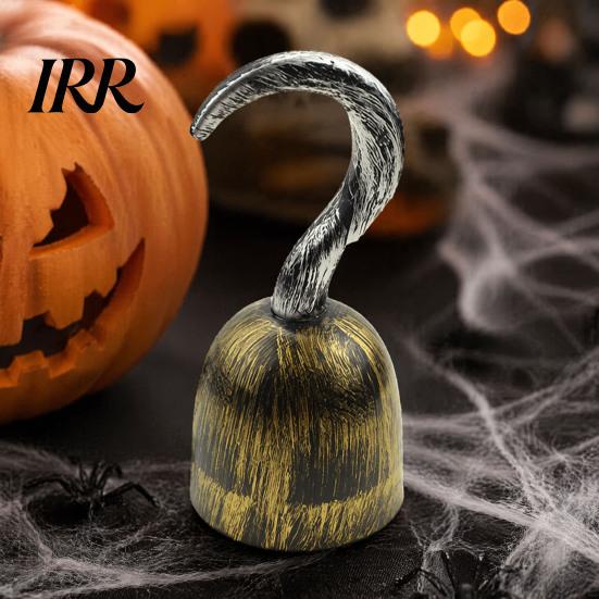 Stage Performance Pirate Prop Hook for Halloween Costume, Realistic Plastic Captain Lightweight Costume Accessory Cosplay, Retro Party Favor Kids Toy