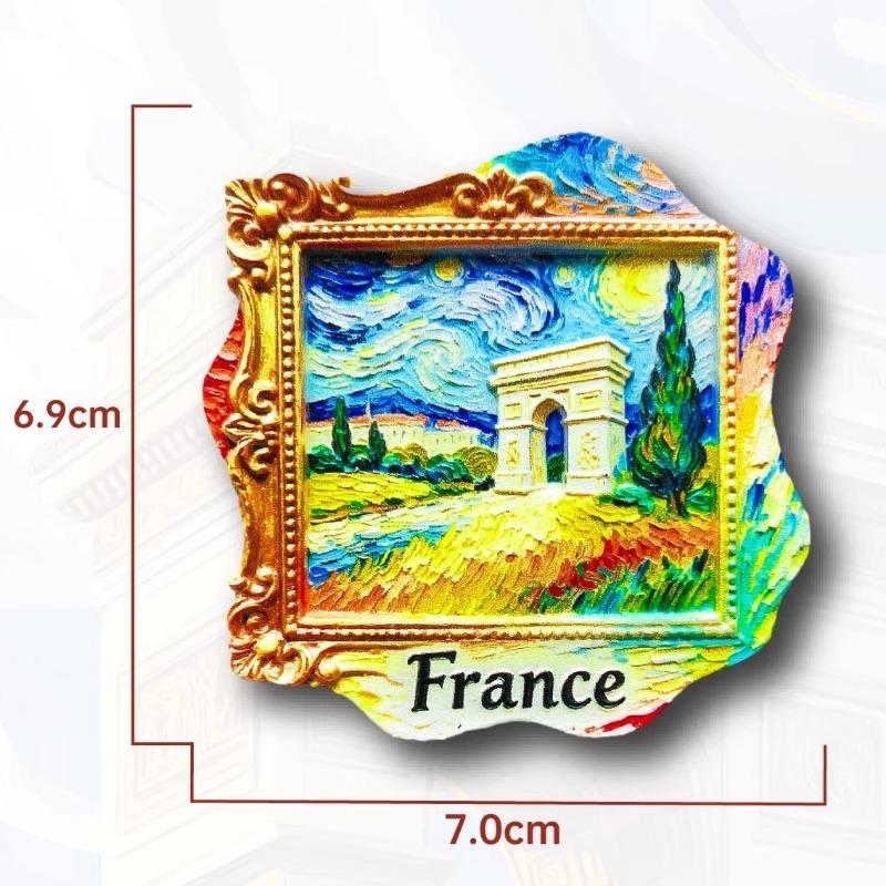 France Souvenirs Montmartre Moulin Rouge Fridge Magnets Menton Nice Provence Reunion Lyon Colmar Fridge Stickers Birthday Gifts