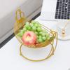 Hammock Shaped Fruit Vegetable Basket Iron Wire Display Tray Hollow Kitchen Accessories  Snack