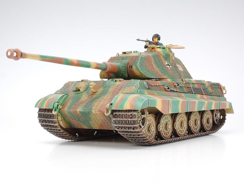 Tamiya Military Miniature Series 169 German Army King Tiger with Porsche Turret Plastic Model Kit 35169 1/35 No.