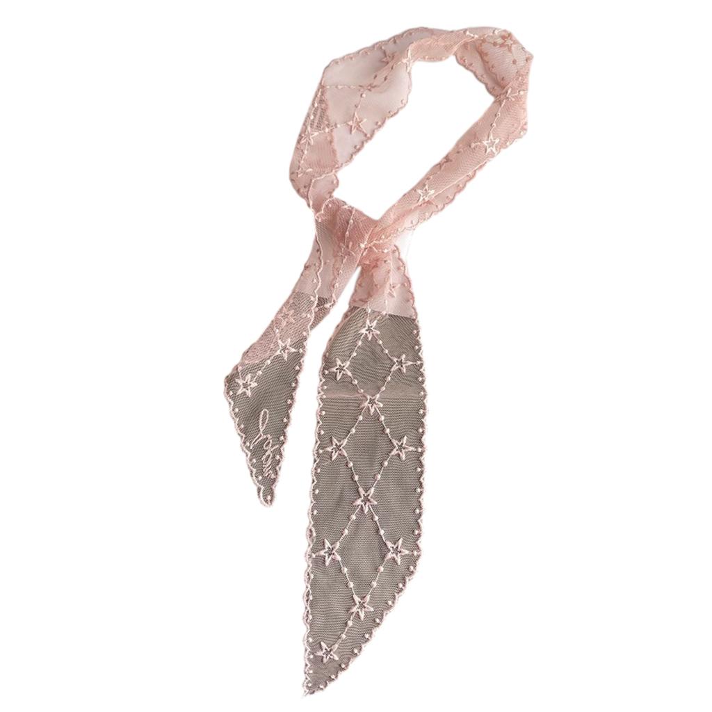 Hollowed Lace Scarf Headband for Lady Hair Scarf Bandanas Headpiece Turban Hairband Women Photo Headscarf Head Accessory