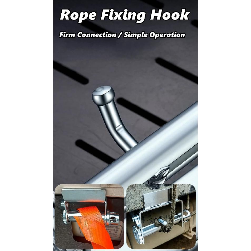 Sliding Bolt On Winch Compact Sliding Winch Car Cargo Handling Steel Professional Truck Rope Tightener Tensioner Tension Control