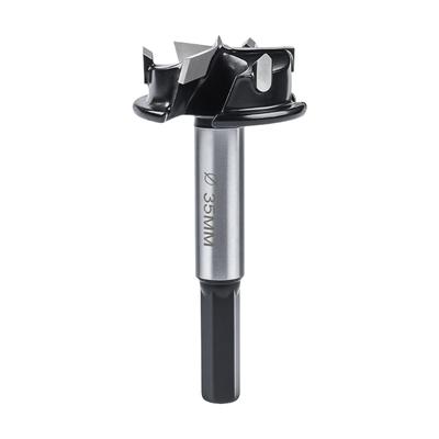 Fraise à mortaiser pour charnière 35 mm 3 Flûtes Mèche de perçage professionnelle Outil de fraisage pour charnière de menuiserie Pour installations de quincaillerie de porte