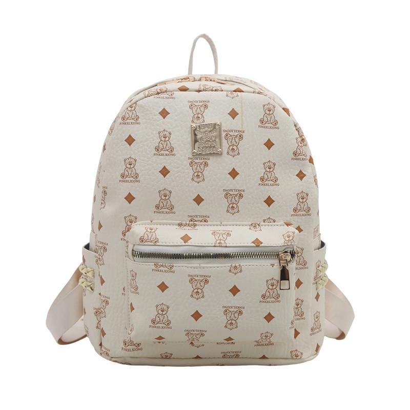 Path Women's Backpack Women's Bag  New Large Capacity Retro Printed Travel Backpack School Bag Women's