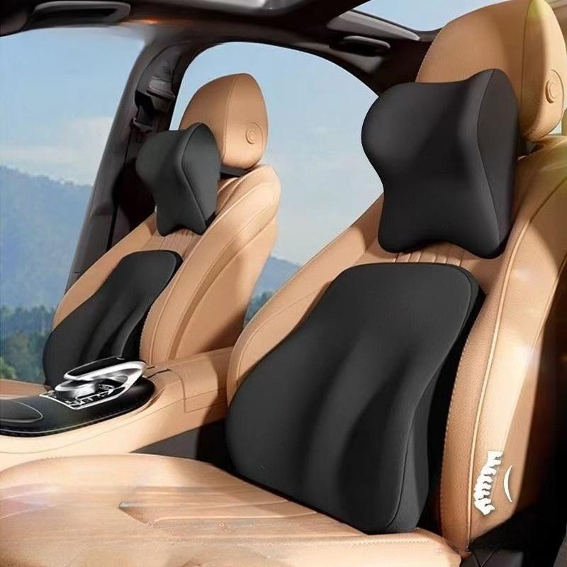 1Pc Car Headrest Lumbar Support Lumbar Cushion Memory Foam Cushion Backrest Lumbar Pillow Car Comfortable Neck Pillow Car Accsesorie
