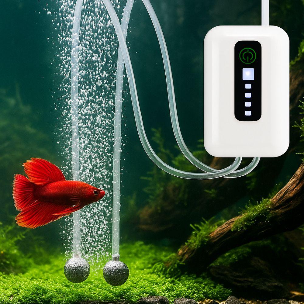 Ultra Cicha Pompa Tlenowa do Akwarium Wodoodporna Pompa Tlenowa do Wędkarstwa Generator Tlenu Wędkowanie na Świeżym Powietrzu