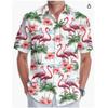 A new large-size men's fashion digital printing short-sleeved shirt in summer from the source manufacturer