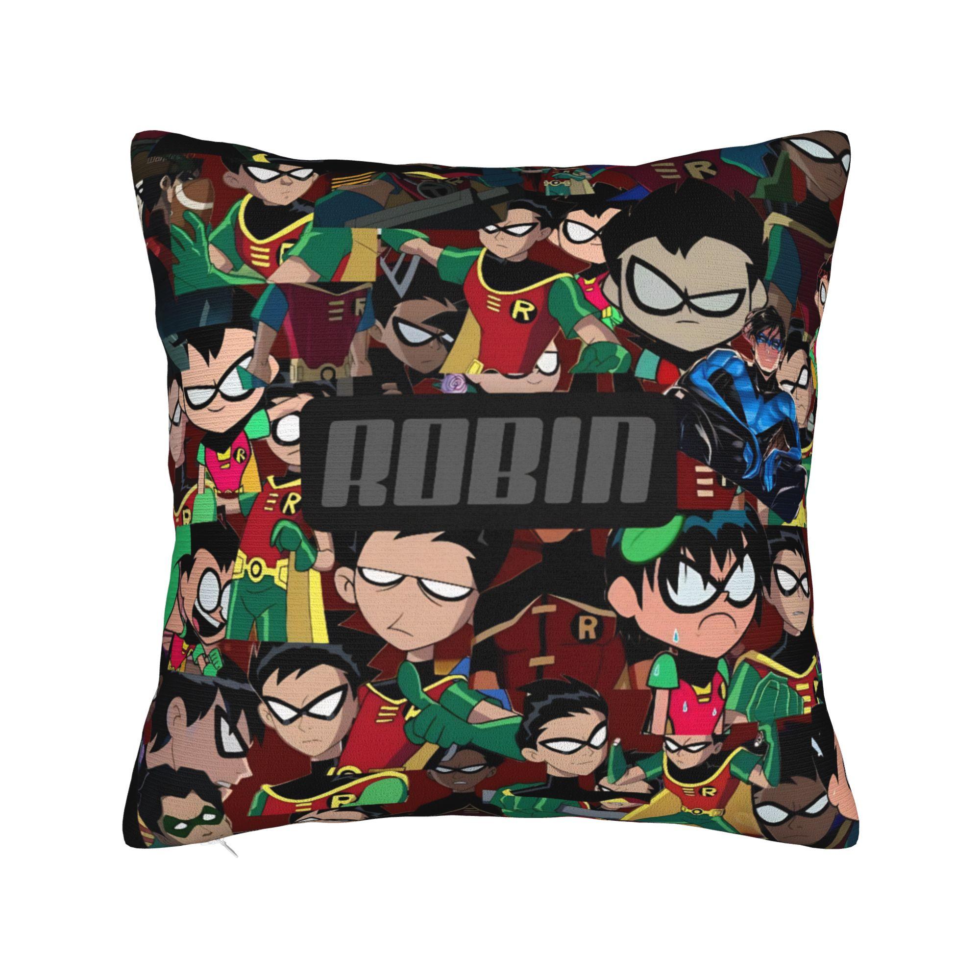 

Teens Titans Go Beast Boy Pillowcases Accessories Printing Cushion Cover Decorative Pillow Case Cover Chair Multiple Sizes 12x12Inch