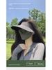 Women's Seamless Sun Protection Hat: Large Brim, Hollow Top for Cycling In Spring and Summer