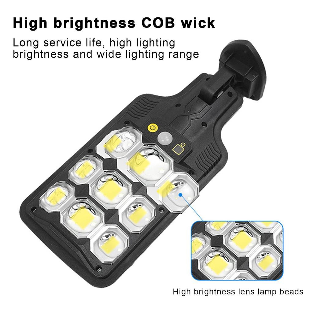 Super Bright Solar Street Light PIR Motion Sensor Lights Outdoor Courtyard Light Solar Powered