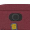 Electric Massage Chair Wine Red Fabric