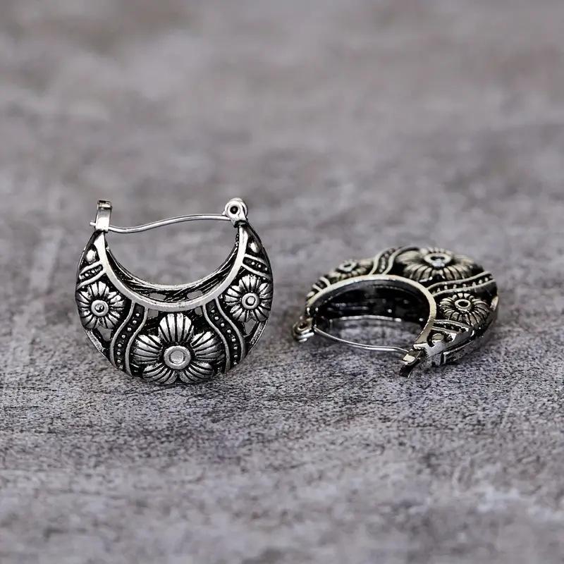 Retro Fashion Sunflower  Women's Earrings