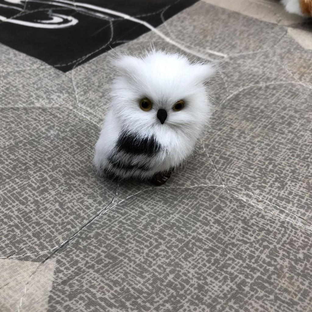 Harry Potter Owl Christmas Craft Toy: Static Fur Animal Model