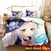 2023 Murasaki Shion Bedding Set Duvet Cover Sheet Printed Bed Set Pillowcase Bed Full Queen King Size Comforter Bedroom