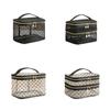 Double/Single  Layer Cosmetics Organizer Large Capacity Makeup Case Organizer  Women