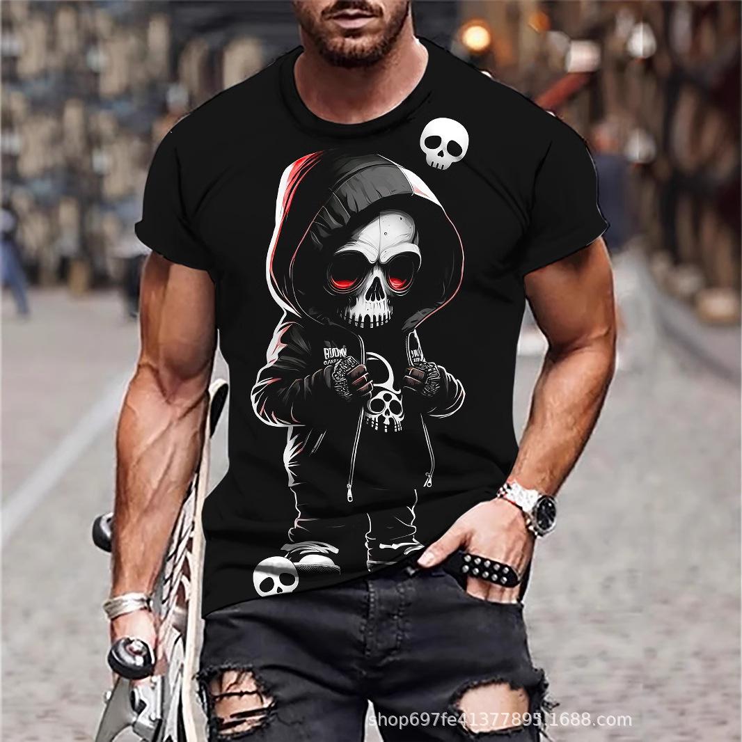 

Men s Printed 3D Digital Printed T-shirt Street Trend Classic Sports T-shirt 6XL