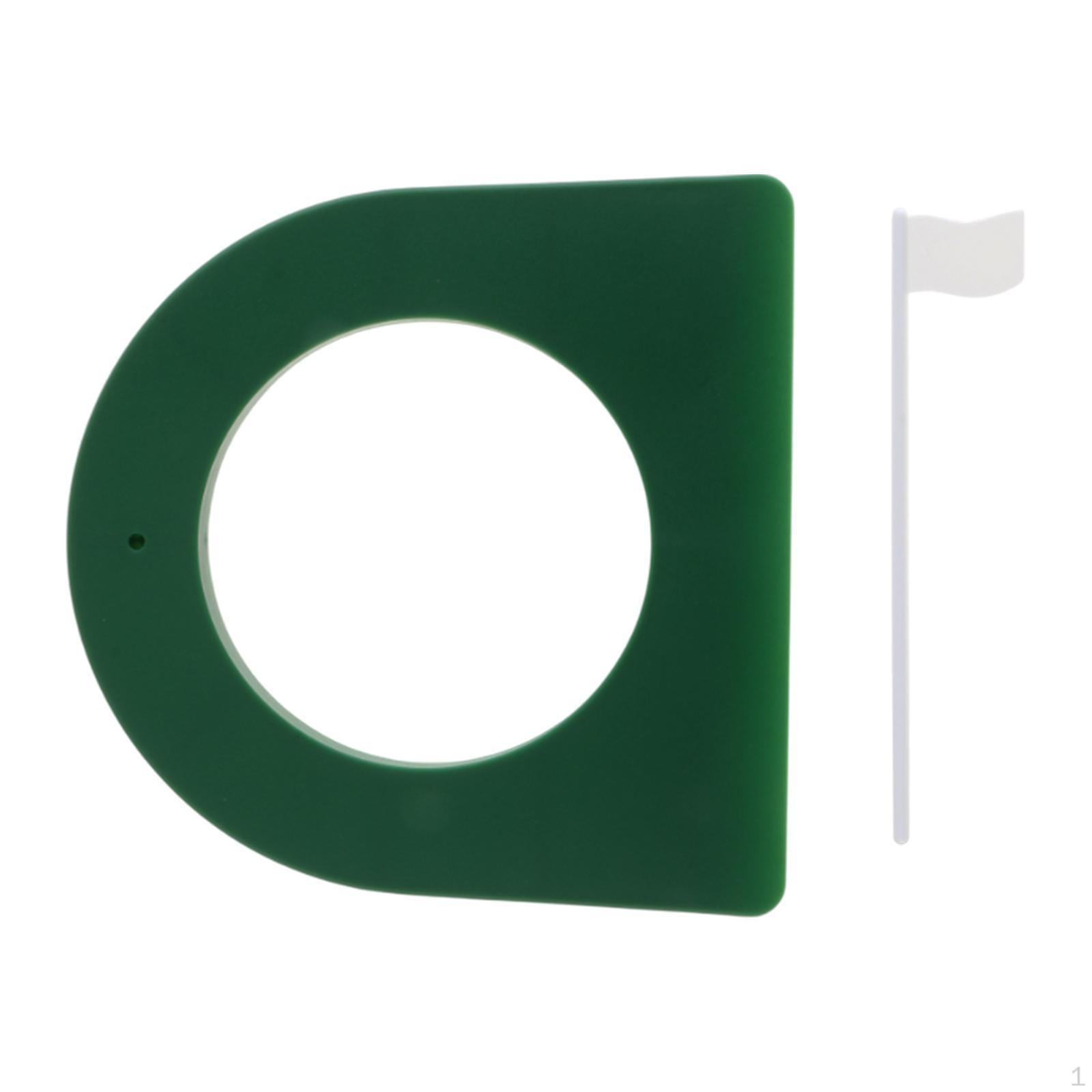 

Indoor Golf Putting Cup Pp Practice Hole Green with Detachable Flag for Golfers Yard Lawn Outdoor