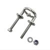 Stainless Steel Water Ski Tow Ring Marine Grade Yacht Hardware Marine Tow Hook  Yacht Equipment