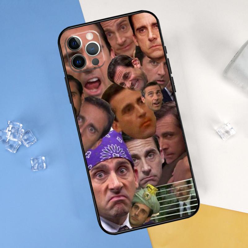 Lazy Scranton The Office Phone Case For iPhone 16 Pro Max 12 13 Mini 11 14 15 Pro Max XR 16 15 Plus 16e Cover Shell
