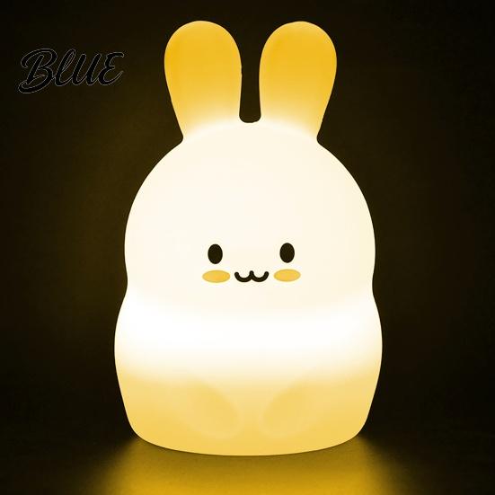 Night Light Rechargeable Touch Control Dimmable Rabbit/Bear Table Lamp Shape LED Desk for Bedroom